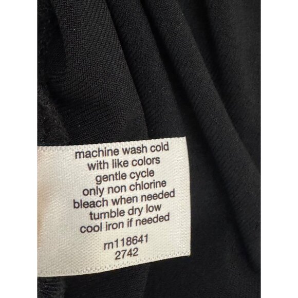 Lane Bryant Black 3/4-Sleeve Fit & Flare Dress w/Pockets Size 22/24 3X Plus Size - Picture 9 of 9